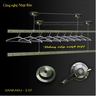 Giàn phơi thông minh nhập khẩu Sankaku S07